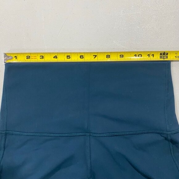 Lululemon Wunder Under High-Rise Tech Mesh Leggings Teal Size 4, XS - Picture 7 of 11